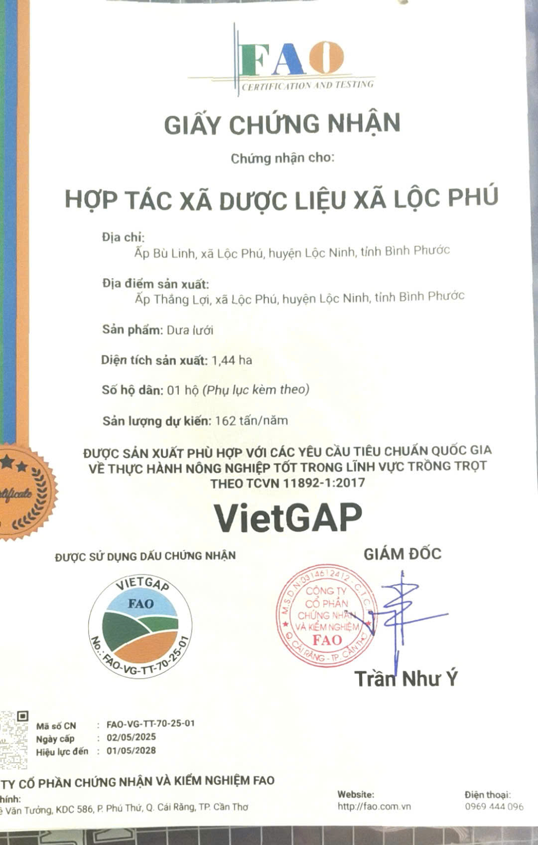 Chuẩn VietGAP